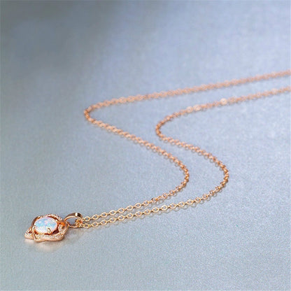 Heart-shaped Pendant Necklace For Women