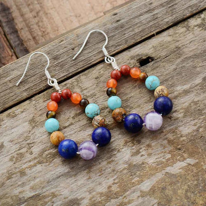 Retro-style Fashionable And Creative Womens White K Earrings
